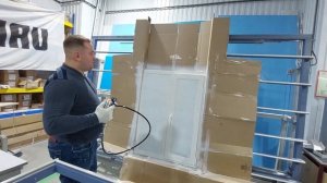 Технология жидкой защитной напыляемой пленки OMNIGARD 110 NP в учебном центре компании REHAU