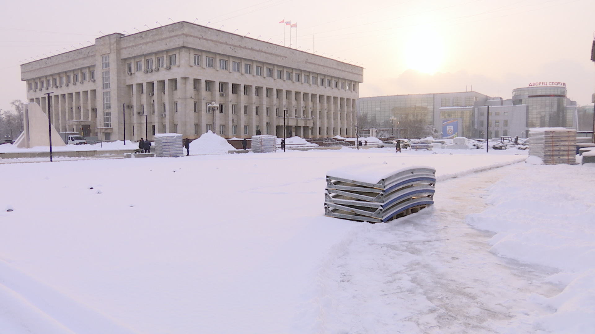 Каток в сердце города