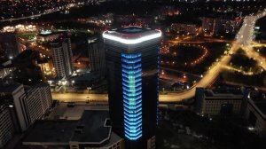 ARCHITECTURAL LIGHTING: KATEK TOWER, Krasnoyarsk, Russia [2020]