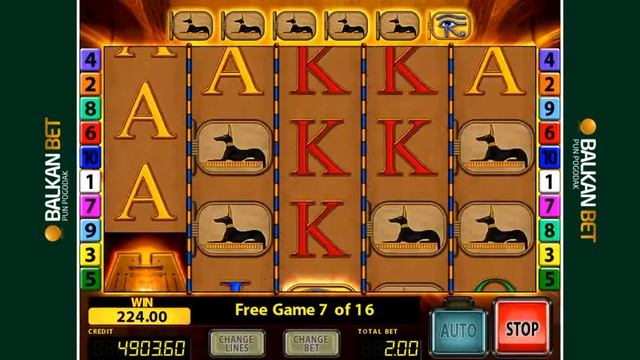 Eye of Horus bonus game смотреть онлайн