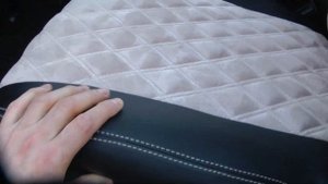 Авточехлы из экокожи для Ниссан Альмера классик Ромб Установка