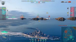 Battleship Minnesota, EU server, damage record - World of Warships