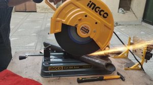 INGCO Cut off Saw COS35538 2350W Unboxing, Testing and Calibration.