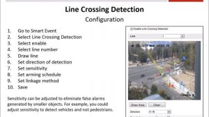 VCA Smart Events Included in Hikvision Cameras