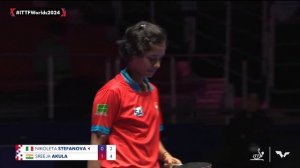 FULL MATCH | AKULA Sreeja vs STEFANOVA Nikoleta | WT R32 | #ITTFWorlds2024