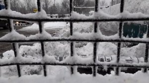 Как топят снег в Москве