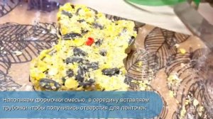 Зерновое печенье для птиц