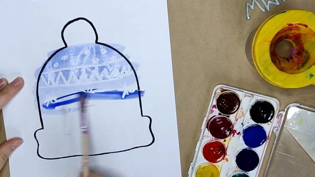 Легкая поделка "Зимняя шапка" смотреть онлайн