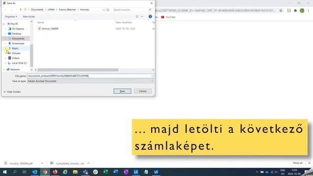 RPA use case: Oracle Fusion-ben kiállított kimenő számla feltöltése NAV XML készítő rendszerbe смотреть онлайн