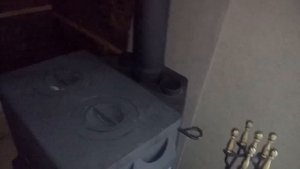 Отопление каркасника печью камином Кронштадт 14 квт