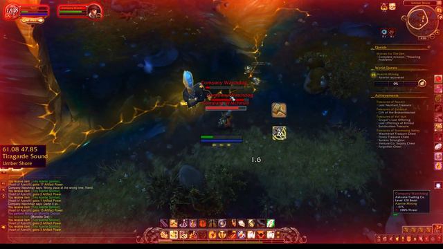 Azerite Mining WoW World Quest Tiragarde Sound смотреть онлайн