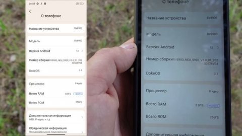 Blackview BV8900 - защищённый смартфон с тепловизором FLIR.