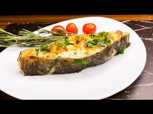 Когда рыба это удовольствие. Палтус в духовке. Вкусное блюдо из целой рыбы или филе. Вот это Кухня!