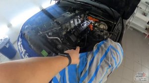 ЗАМЕНА ПРОКЛАДКИ КЛАПАННОЙ КРЫШКИ НА BMW 5 E60, N62B44