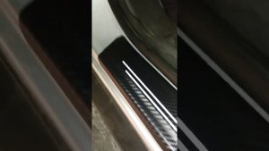 наклейки на пороги дверей от протирания краски Мицубиси аутлендер 3