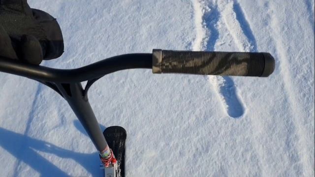 СНЕГОСАМОКАТ превзошел ожидания. Поставил лыжи для самоката