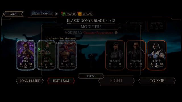 UPCOMING CHALLENGES & THEIR REQUIREMENTS. Mortal Kombat Mobile.