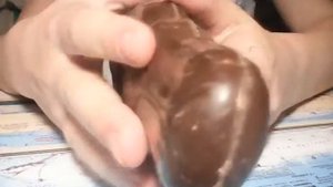 Обзор на новогоднего, шоколадного зайца.