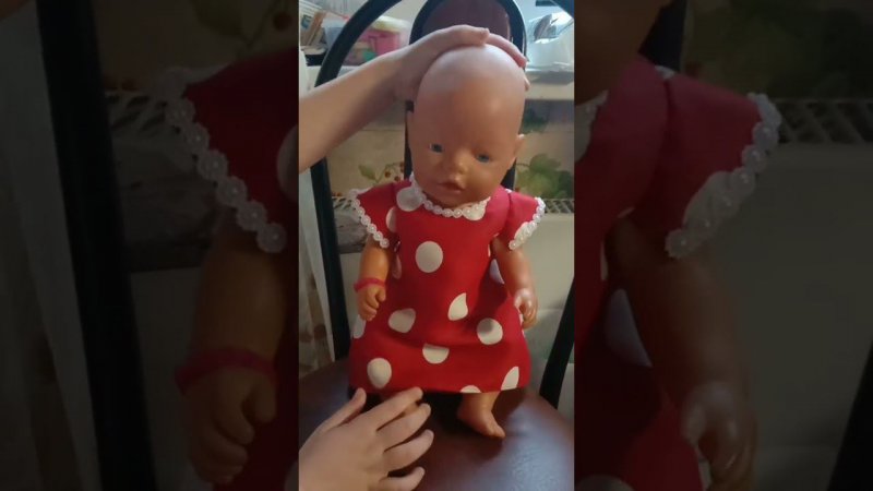 Платье для куклы Беби Бон своими руками #diy #babyborn #платьедлякуклы