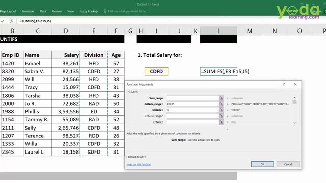 SUMIFS and COUNTIFS Formula in Excel with example | Excel Tutorials 2020