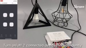 @SONOFF SONOFF 4CH PRO R3 Wifi Light Switch Remote 433 Mhz RF