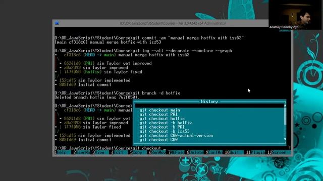 GIT Usage (resolving conflict + creation of a remote repo) смотреть онлайн