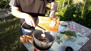 ЩАВЕЛЕВЫЙ СУП!!! ГОТОВИМ на ДАЧЕ!!!