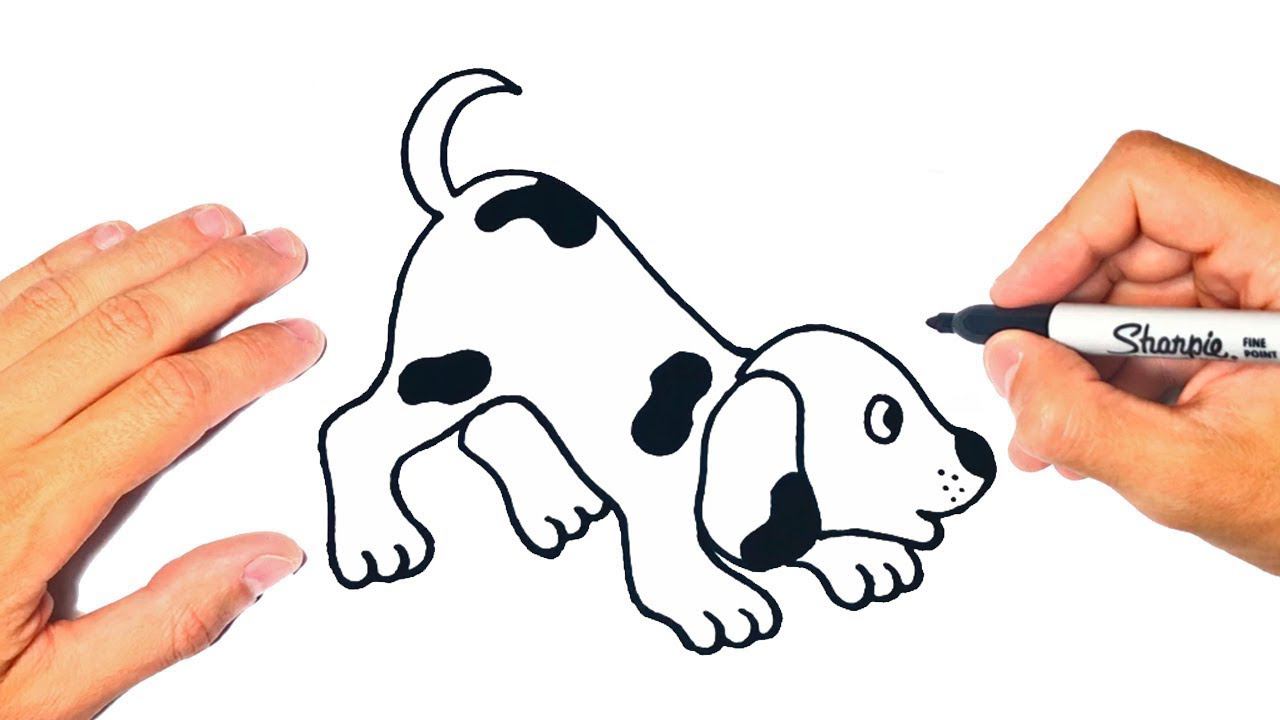 Как нарисовать щенка | How to draw a puppy Step by Step | Dog Drawing Lesson