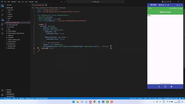 Google Admob Native Ad in Flutter | Full Code and Easiest Way #nativeads #googleadstutorials