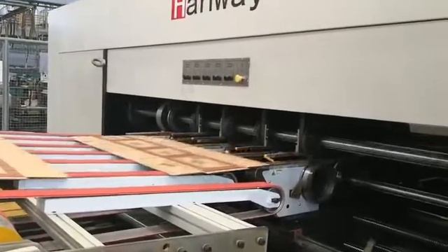 Цифровой печатный комплекс Hanway Glory 2504 для листового гофрокартона смотреть онлайн