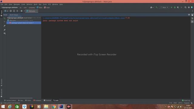 java: package system does not exist problem смотреть онлайн