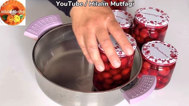 Kirazları? Bu Şekilde 2 Yıl Taze Gibi Saklıyorum❗️Kışlık KİRAZ ? Kompostosu Tarifi?