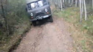 Испытание передней съёмной лебёдки УАЗ Бортовой.