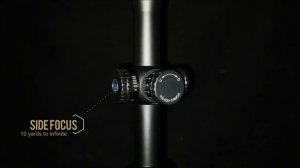 Vector Optics // Hugo 3-12x44 SFP (SCOM-30) Capped 1/4 MOA & 60MOA BDC Range Reticle