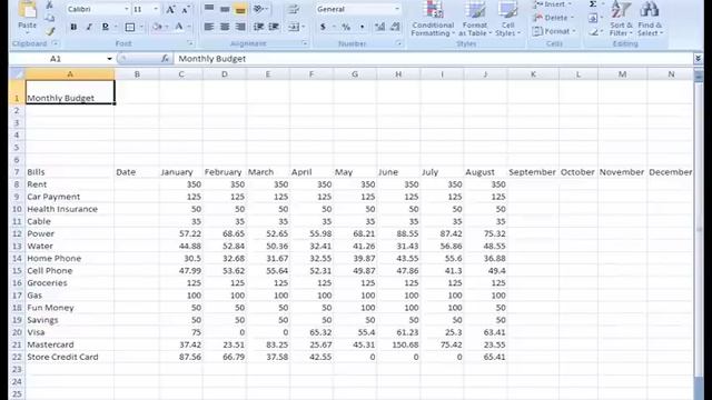Excel 2007: Modifying Columns, Rows & Cells смотреть онлайн