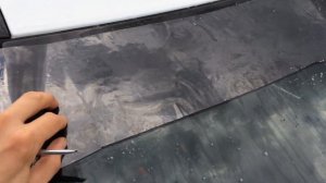 Тонируем,  полосу на лоб КЛЕИМ ПРАВИЛЬНО.
