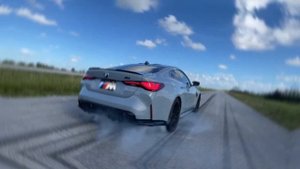 Бернаут на BMW M4 G82