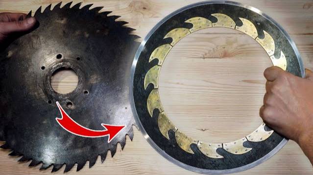 Making Chakram From an Old Saw Blade смотреть онлайн