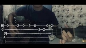 Death Bed - Guitar Tutorial No capo W/Free Tabs