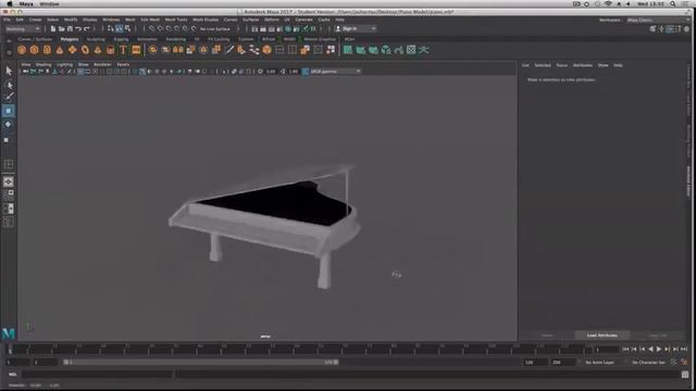 Piano - 3D Speed art (#Maya) | CreativeStation смотреть онлайн