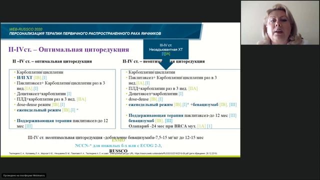 BRCA-ассоциированный рак яичников: разбор клинических случаев (вебинар 21 апреля 2020) смотреть онлайн