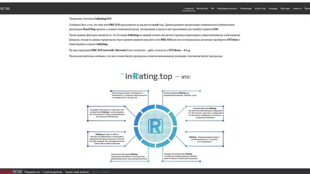 INRating Обзор часть 2 Blockchain и Бизнес Модель смотреть онлайн