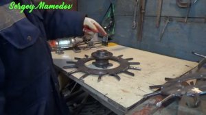 Изготовление ротационных борон (ёжиков) от А до Я, ПОДРОБНО.