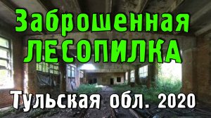 Заброшенная лесопилка. Тульская область (2020).
