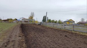 Осенняя вспашка мотоблок МТЗ
