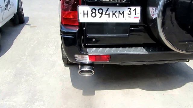 Mitsubishi Pajero Diesel exhaust sound by SKL смотреть онлайн