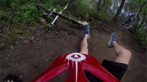 Прыгаем дроп/Даунхилл на хардтейле/Раскладываемся