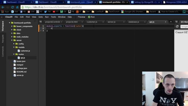 MongoDB Customer API(Server Side Setup) 1/2 - The Full Stack: Part 8 смотреть онлайн