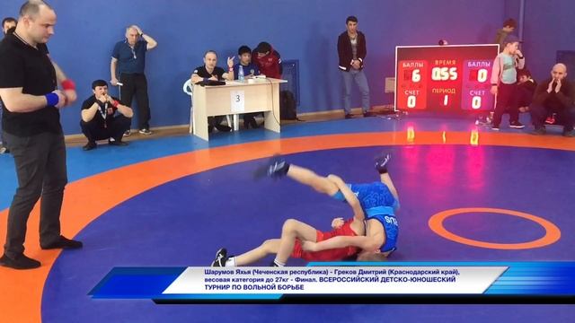 ВСЕРОССИЙСКИЙ ДЕТСКО-ЮНОШЕСКИЙ ТУРНИР ПО ВОЛЬНОЙ БОРЬБЕ, СРЕДИ ЮНОШЕЙ г.Москва 26-28 апреля 2019г. смотреть онлайн