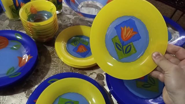Распаковка сервиза Luminarc Мама купила себе подарок